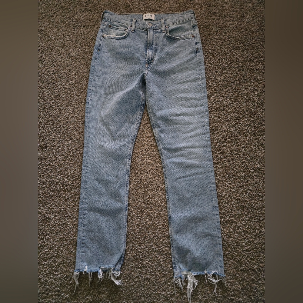 Agolde Light Blue Ankle Jeans